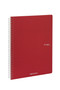 Fabriano Ecoqua Original Spiral-Bound Notebook Lined A4 Cherry