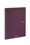 Fabriano Ecoqua Original Spiral-Bound Notebook Lined A4 Wine