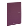 Fabriano Ecoqua Original Staple-Bound Notebook A5 Grid Wine