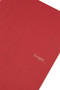 Fabriano Ecoqua Original Staple-Bound Notebook A4 Grid Cherry