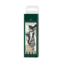 Faber-Castell Pitt Artist Pen Brush Set of 4 Nibs Black Faber-Castell Pitt Artist Pen Brush Set of 4 Nibs Black