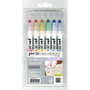 Kuretake Zig Clean Color Dot Marker 6 Piece Mild Set