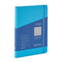 Ecoqua Plus Hidden Spiral-Bound Lined Notebook 5.8" x 8.3" (A5) Turquoise