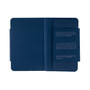 Ecoqua Plus Fabric-Bound Lined Notebooks 3.5" x 5.5" Navy