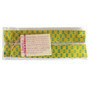 LamaLi  Lokta Paper Handmade Pouch Yellow/Blue Flowers