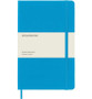 Moleskine Classic Notebook Hard Cover Large Ruled Cerulean Blue