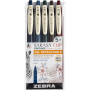 Zebra SARASA Clip Vintage Gel Retractable Pens Dark 5 Set