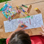 Eeboo Magical Creature Mini Mural Coloring Set
