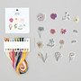 Rico Design Stick & Stitch Embroidery Kit Spring Flowers
