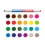Carioca BiColor Felt Tip Pens 12 Set
