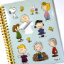 OOLY x Peanuts Coloring Activity & Sticker Kit