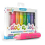 OOLY Dot-a-Lot 3D Dimensional Craft Paint Brights Set of 8