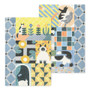 Midori Yuru Log Notebook Dotted 5x7 Cat