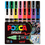 POSCA Acrylic Paint Marker PC-5BR Brush Set of 16