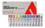 Holbein Acrylic Gouache 20ml Lesson Set of 12 Holbein Acrylic Gouache 20ml Lesson Set of 12