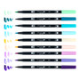 Tombow Dual Brush Marker Set of 10 Mermaids Tombow Dual Brush Marker Set of 10 Mermaids
