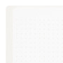 Midori Color Dot Grid Ring Notebook A5 White