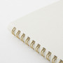 Midori Color Dot Grid Ring Notebook A5 White