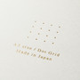 Midori Color Dot Grid Ring Notebook A5 White