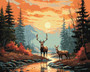 Ideyka Painting by Numbers Kit Refined Deer