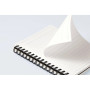 Mnemosyne Spiral Notebook 7mm Ruled A6