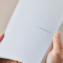Mnemosyne Soft Notebook Spiral Lined A5 Off White
