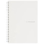 Mnemosyne Soft Notebook Spiral Lined A5 Off White