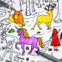 EatSleepDoodle Coloring Placemat To Go Fairytales & Legends