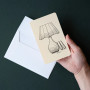Nandaka Flat Card & Envelope Table Lamp