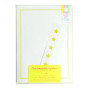 Next Chapter Studio Letter Writing Set 7x10 Stars (Lemon Lime)