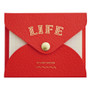 Life no Fusenshi Sticky Note Pad with Cover Grid Orange