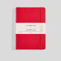 MyPaperclip Executive Series Notebook Soft Cover A5 6x8" Ruled Red