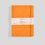 MyPaperclip Executive Series Notebook Soft Cover A5 6x8" Grid Orange