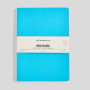 MyPaperclip Neo Basic Sewn Notebook 7x10 B5 Ruled Sky Blue