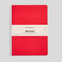 MyPaperclip Neo Basic Sewn Notebook 7x10 B5 Ruled Red