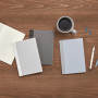 Isshoni Notebook A5 6x8 Grid Clear