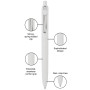 Uniball Zento Retractable Gel Pen 0.7mm Mist