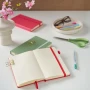 Sakura Notebook Dot 5x8" Red Plum Blossom