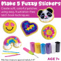 Faber-Castell Creativity for Kids Make Your Own Latch N Patch Fuzzy Stickers