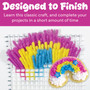 Faber-Castell Creativity for Kids Make Your Own Latch N Patch Fuzzy Stickers