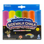 Bazic Products Sidewalk Chalk 6 Brite Colors