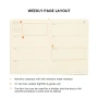 Hightide 2027 Weekly Planner Diary A6 4.4x5" Pink