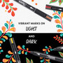 Sharpie Creative Markers Water-Based Acrylic Brush Tip 5 Pack