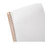 Maruman Spiral Notebook Basic Horizontal Border 150 Sheets B5 7x9" Kraft