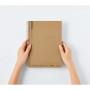Maruman Spiral Notebook Basic Horizontal Border 150 Sheets B5 7x9" Kraft