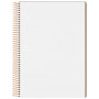 Maruman Spiral Notebook Basic Horizontal Border 150 Sheets B5 7x9" Black
