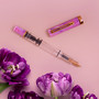 TWSBI ECO Fountain Pen Fluorite Purple w/Bronze Stub 1.1