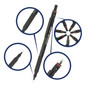 Pacific Arc Chromagraph Stainless Steel Mechanical Pencil Black .7mm