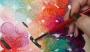 Silver Scrubber Brush Stencil 1/2"