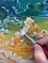 Silver Scrubber Brush Cloud/Smudge 5/8"